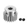 uxcell 6mm Bore 20T Mod 1 Pinion Gear Stainless Steel Spur Diff Differential Motor Pinion Gear, for RC Car