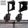 Gisafai 2 Pcs 4 Inch Heavy Duty Gate Wheel, Gate Caster for Outdoor Wooden Gates or Fence Gates Gate, Caster Wheel Spring Loaded for Uneven Floors with 360&Acirc;&deg; Swivel, Left Right, Black
