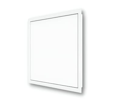 AirTech-UK Metal Access Panel Various Push Lock Inspection Panel Door Push Open Secure Push Lock Hinge Wall or Ceiling Mounted Easy to Fit Cover Plumbing Electrical Wiring (400 x 400 mm)