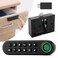 Fingerprint Cabinet Lock, Smart Biometric Cabinet Password Lock with USB Key, Keyless Hidden File Drawer Wardrobe Lock, Child Safety Fingerprint Lock, DIY Wooden Furniture Privacy Lock for Home Office