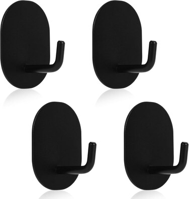 Dlilise Magnetic Hooks 4 Pack, 2 LBS Heavy Duty Magnetic Hooks for Refrigerator and Fridge, Strong Magnetic Hooks for Hanging, for Cruise Cabins, Kitchen, Key, Towel, Classroom, Grill