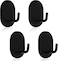 Dlilise Magnetic Hooks 4 Pack, 2 LBS Heavy Duty Magnetic Hooks for Refrigerator and Fridge, Strong Magnetic Hooks for Hanging, for Cruise Cabins, Kitchen, Key, Towel, Classroom, Grill