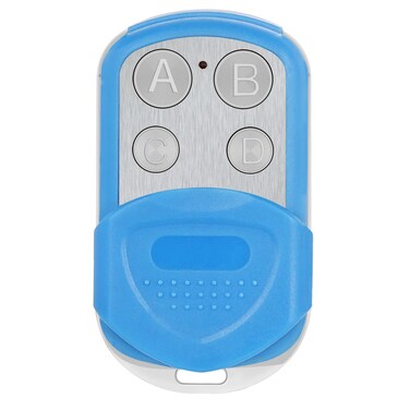 XIHADA Universal Garage Door Opener Remote Universal Gate Opener Remote Cloner Homelink Programmable Learning 4-Buttons Multi Frequency with Plastic Sliding Cover and Waterproof in Rain (Blue)