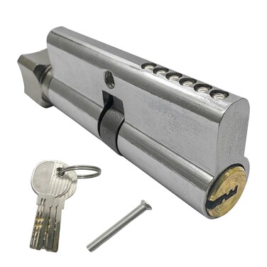 1Pcs 70mm Door Lock Core Anti-Theft Brass Single Open Lock Cylinder Door Lock Cylinder Lock Replacement Sturdy and Durable Door Lock Cylinder with 3 Brass Keys
