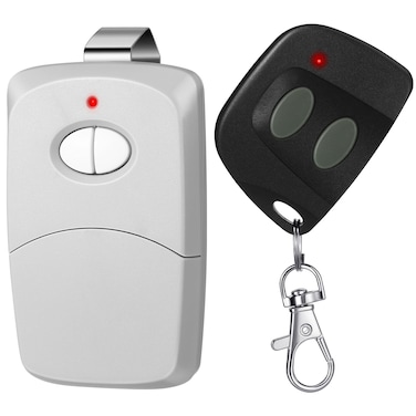 Kingdder 2 Pcs Two Button Garage Door Remote Compatible with Linear Multicode 10 Dip Switch 3089 3060 3070 3083 300mhz Gate Door Opener Garage Door Remote Replacement, 2 Styles