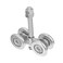 KONTONTY 1Set Track Roller for Sliding Doors Hanging Wheel Rail Wheel for Smooth and Easy Installation