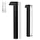 6 Inch Floating House Number Metal Modern Anti-Rust House Address Numbers for Outside with For Mailbox Yard Home Front Door Zinc Alloy Black, 911 Visibility Signage (1)