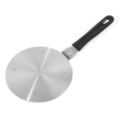 Heat Diffuser Plate for Gas Electronic Stove, NISPOTDOR Cooktop Heat Diffuser Cooking Induction Adapter Simmer Plate with Detachable Handle for Milk Coffee Cookware, 7.9inch