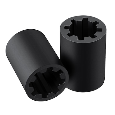 Dreyoo 2 Pcs Screw Drive Coupler Part Compatible with LiftMaster Chamberlain Garage Door Opener, Garage Door Opener Sprocket Coupler Part 25C20 25A18