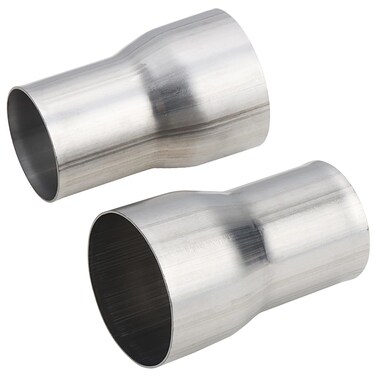Exhaust Adapter Connector 2" ID to 2.5" ID, A-KARCK Exhaust Pipe Reducer 4" Overall Length 304 Stainless Steel 2 Pack