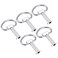uxcell Electrical Cabinet Key 5mm Hole Zinc Alloy Water Meter Box Safety Key 54x40mm 5Pcs