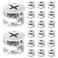 Vin Beauty Furniture Connecting Cam Lock Fittings, 20Pcs Zinc Alloy Cabinet Fasteners, Key Lock, Silver