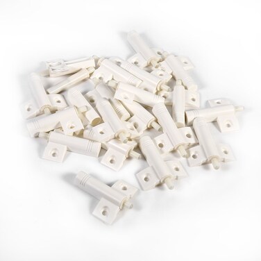 Door Damper Buffers, 20Pcs Soft Quiet Close Kitchen Cabinet Door Drawer Closer Damper Buffers for Cabinet Door Drawer Furniture Hardware(White)