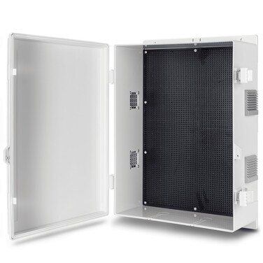 Namunanee Outdoor Electrical Junction Box, ABS Water Resistant Enclosure with Internal Mounting Panel &amp; Hinged Cover (18.1"H* 12.6"L* 6.3"W)