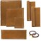 Eorbow 8 Pack Heat Press Pillow Mat Kit, 4 Size Teflon Heat Pressing Transfer Pillows, 2 Teflon Paper Sheets and 2 Heat Resistant Tapes for Heat Press Sublimation Projects, Heat Press Accessories