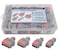 YQSIYU 1 in 2,3,4,5 Out Wire Connecters kit 42 Pcs Compact Lever Splicing Wire Connectors, 28-12 AWG Compact Inline Terminal