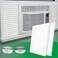 Window Air Conditioner Side Insulated Panel, 2PIC Full Surround Insulation Panels Window Seal Kit, WinterSummer Winter Heat and Draft Insulating,Insulation Foam Material 02 (WHITE)