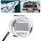 Depth Sounder for Boats, Depth Sounder Dash Depth Finder Transducer with White Backlight for Boats, Dash Depth Finder Transducer with White Backlight for