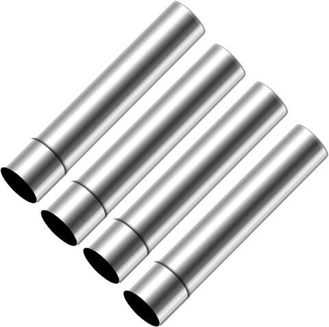 Takelablaze Stove Pipe Flue Extension Stainless Steel Tent Stove Chimney Pipe 2.36&acirc;&euro;x 11.8&quot; Chimney Pipes Camping Stove Accessories, 4 Sections