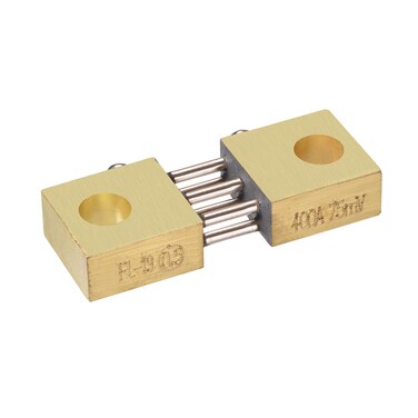 uxcell Shunt Resistor 400A 75mV for DC Current Ammeter Analog Panel Meter External FL-19 Shunt Divider
