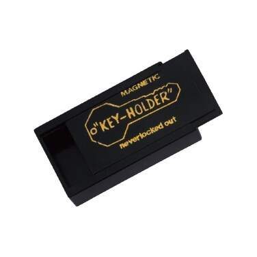 Edward Tools Large Magnetic Key Box - 3" Durable Plastic Lock Box Key Hider for Metal Surfaces - 2 Heavy Duty Magnets Secure - Fits Most Keys - Sliding Cover Design - Dry and Protected (2)