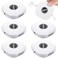 6 Pieces Retractable Cable Management Charging Cord Organizer Phone Cord Holder Retractable Cable Reels Small Winder Case for USB Cable Headset Cord Mouse Wire Charger Cable (White)
