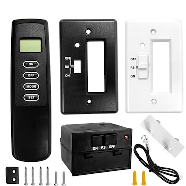 Bxmgr Upgraded Fireplace Remote Control Kit,Compatible with Skytech Majestic Ambient Empire Monessen Vermont Monessen Millivolt Valve Fireplace Stove with Thermostat On/Off Control Remote Receiver