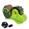 Green Multi-Roll Heat Tape Dispenser Sublimation 1" and 3" Core Double Reel Cores Sublimation for Heat Transfer Tape, Semi-Automatic Tape Dispenser with Compartment Slots