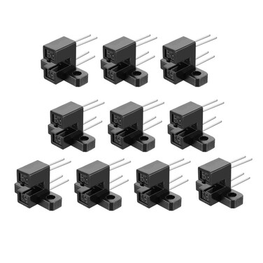 uxcell 10 Pcs 7/64" Slot PCB Photo Interrupter Slotted Optical Sensor Switch HY805