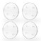 Electric Meter Covers for Replacement Milbank 6002 Plastic Meter Socket Blank Clear Cover 4pcs