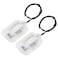 uxcell Vibration Motors DC 12V 4000RPM Massager Vibrating Motor with White Shell 58x44x30mm 2Pcs