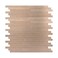 Copper Backsplash Peel and Stick Tiles, Self Adhesive Linear Stick on Backsplash Mini Subway Wall Tiles for Kitchen Fireplace (6 Sheets)