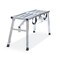 Work Platform Adjustable Height Steel Portable Scaffolding Platform 380 LBS Load Capacity 38''X12 Folding Step Ladder Drywall Painting Stool (38inch)