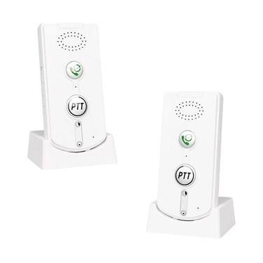2 Way Wireless Intercom for Home Hospital Hotel,1000m Range Indoor Intercoms Wireless(White)