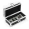 OGANAZI Money Organizer for Cash, Aluminium Alloy Money Holder Cash Organizer with Lock and Key, Portable Cash Box for Small Business and etc