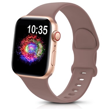 TreasureMax Sport Band Compatible with Apple Watch Bands 38mm 40mm 41mm 42/44mm 45/46mm 49mm Smoke Violet, Soft Silicone Strap Compatible for Apple Watch Series 10 9 Ultra SE/SE2 8 7 6 5 4 3 Men Women