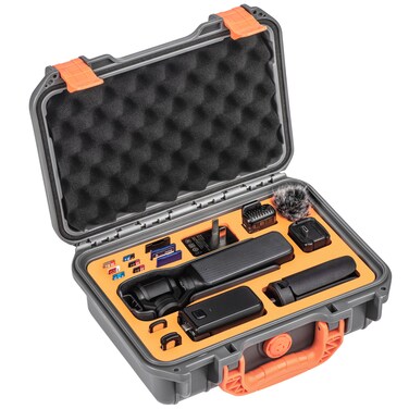 STARTRC OSMO Pocket 3 Hard Case, Multifunctional Portable Waterproof Hard Case for DJI Pocket 3 Creator Combo Camera Accessories