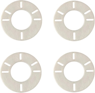Irnyso Replacement Oil Burner Flange Gasket 40287 3 and 4 Bolts Fits Beckett &atilde;&euro;Wayne &atilde;&euro;Carlin EZ1, 2 or 3 1/8" Ducane&iuml;&frac14;&circ;4pack&iuml;&frac14;&permil;