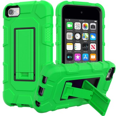 ZoneFoker for iPod Touch 7th Generation Case, iPod Touch 6th / 5th Generation Case Heavy Duty Shockproof Rugged Cover for Apple iPod Touch 7/6/5 Generation Case Green&acirc;&euro;&brvbar;