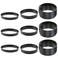 Starboosa Telescope T2-Extension Tube Kit for SLR Cameras and Eyepieces - Length 5mm x3; 7mm x3; 15mm x3 - M42x0.75 on Both Sides (9 Set)