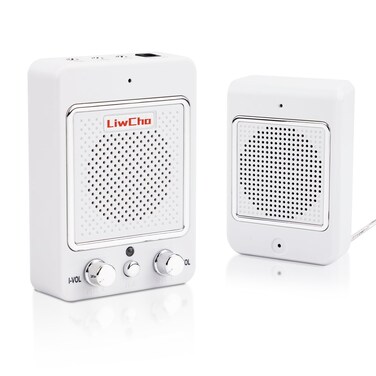 LiwCho Window Speaker Intercom System,Wired Dual-Way Window Counter Intercom, High Power Speaker for Store,Business,Catering.