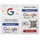 NFC Tag Google Review Card - Boost Customer Feedback with Tap &amp; Scan QR - No App, No Subscription - Works on iPhone &amp; Android (White, Set of 1)