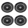 uxcell 4Pcs Round Internal Magnet Speaker Loudspeaker 8 Ohm 2W 23mm Dia Steel Shell