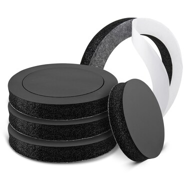 NuIth 6.5 inch Speaker Foam Rings, 6.5&acirc;&euro;Foam Speaker Enhancer, High Rebound Sponge Bass Blocker Kit, Self Adhesive Car Door Speaker Foam Baffles Enhancer, 4PCS