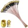 TUOLNK SMA to IPX MHF1 Coax Cable SMA Male Plug to UFL IPX WiFi Antenna Extension Cable for Bluetooth Module WiFi Boards RG178 4inch(10cm) 5pcs