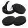 NTNEV 6.5" Car Door Foam Speaker Enhancer, Self Adhesive Speaker Fast Rings, Universal Bass Blocker Pad with High Rebound for Stereo Audio Speaker (4PCS-Black)