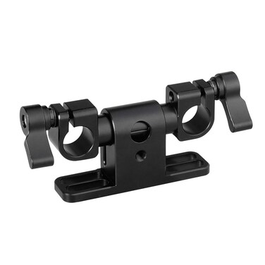 CAMVATE 360&Acirc;&deg; Swivel Adjustable 15mm Dual Rod Clamp for Camera Shoulder Rig - 2192