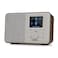 MangoKit SR10 Internet Radio,WiFi Radio,Podcast Player, Bluetooth Speaker, Smart Radio, Portable FM Radio, Mains and Battery Powered Radio, Color Display,Dual Alarms, Presets,App Control-Walnut