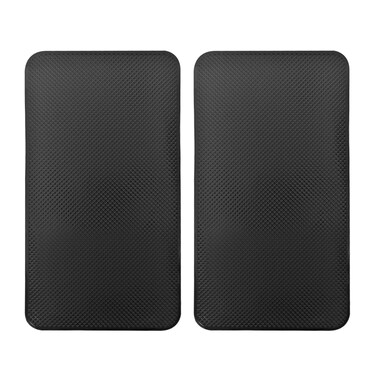 hill froeistung 2pack Sticky Anti-Slip mat, Non-Slip Rubber mat, Universal Non-Slip car Dashboard Sticky mat for Mobile Phones Sunglasses Keys fits with Cargo Liners(Black/Grid Pattern27*15cm)
