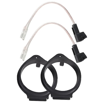 NuIth 6.5 inch Speaker Adapter Bracket W/Speaker Wire Harness Select for GM GMC Chevy Buick Cadillac 1993-2007 6.5&acirc;&euro; Aftermarket Front Rear Door Speaker Spacer Ring Wiring Harness
